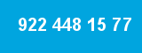 922 448 15 77 922 448 15 77